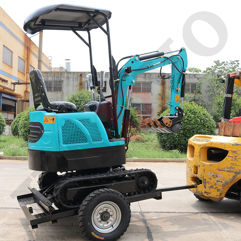 KT10挖掘機拖車