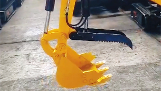 小型挖掘機配液壓拇指夾