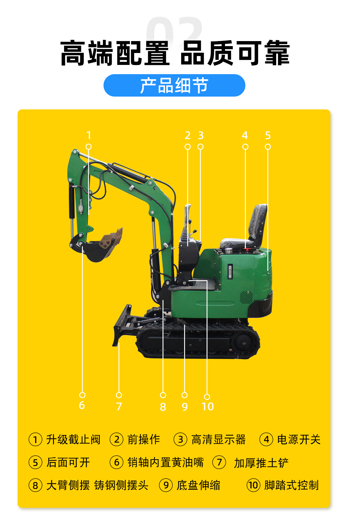 KV12B 小型挖掘機
