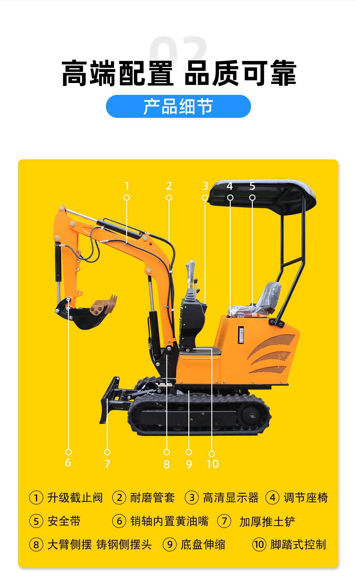 KV10A小型挖掘機