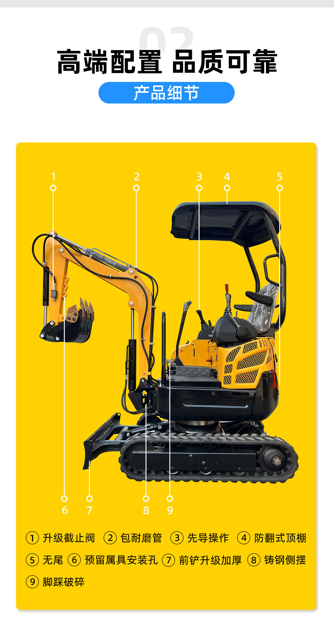KV13Plus 小型挖掘機(jī)