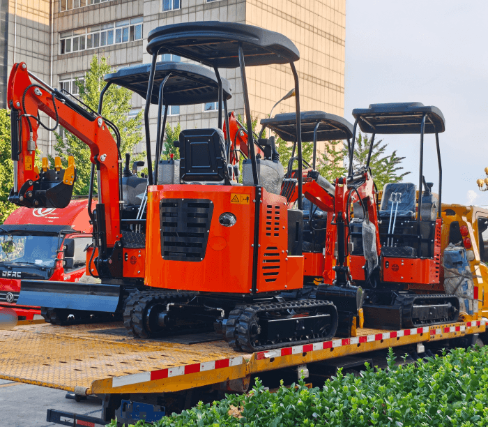 凱迪沃小挖機裝車發貨，為工程建設注入強勁動力！